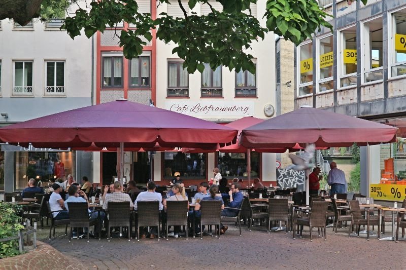algumas horas em Frankfurt Liebfrauenberg