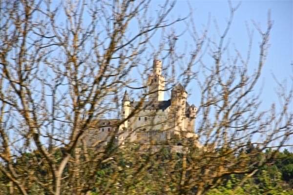 Castelo Marksburg no Reno