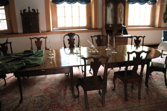 Interior do segundo andar do Independence Hall em Philadelphia