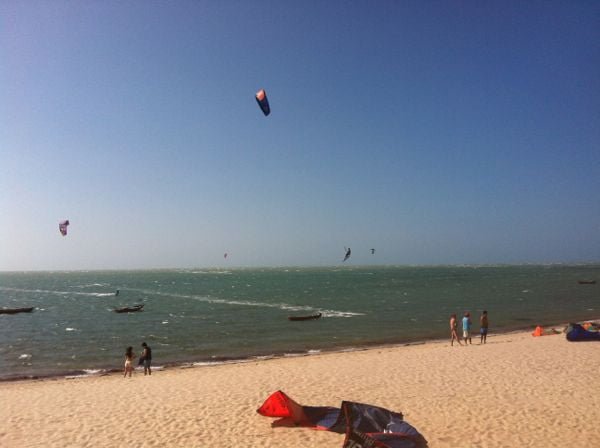 kite surfing em Barra Grande