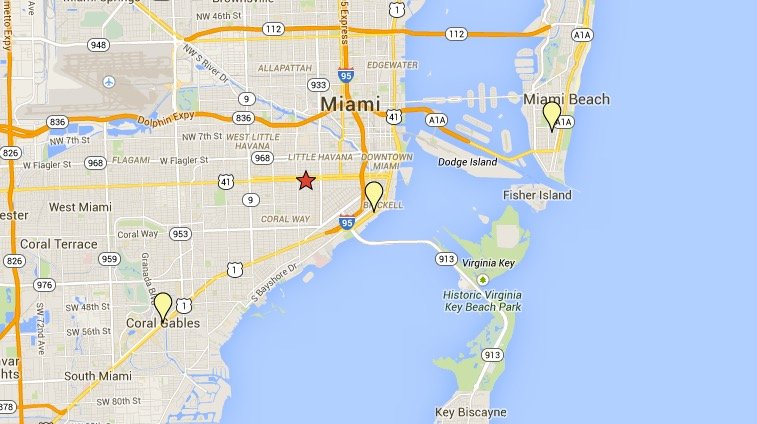 Mapa de Litte Havana