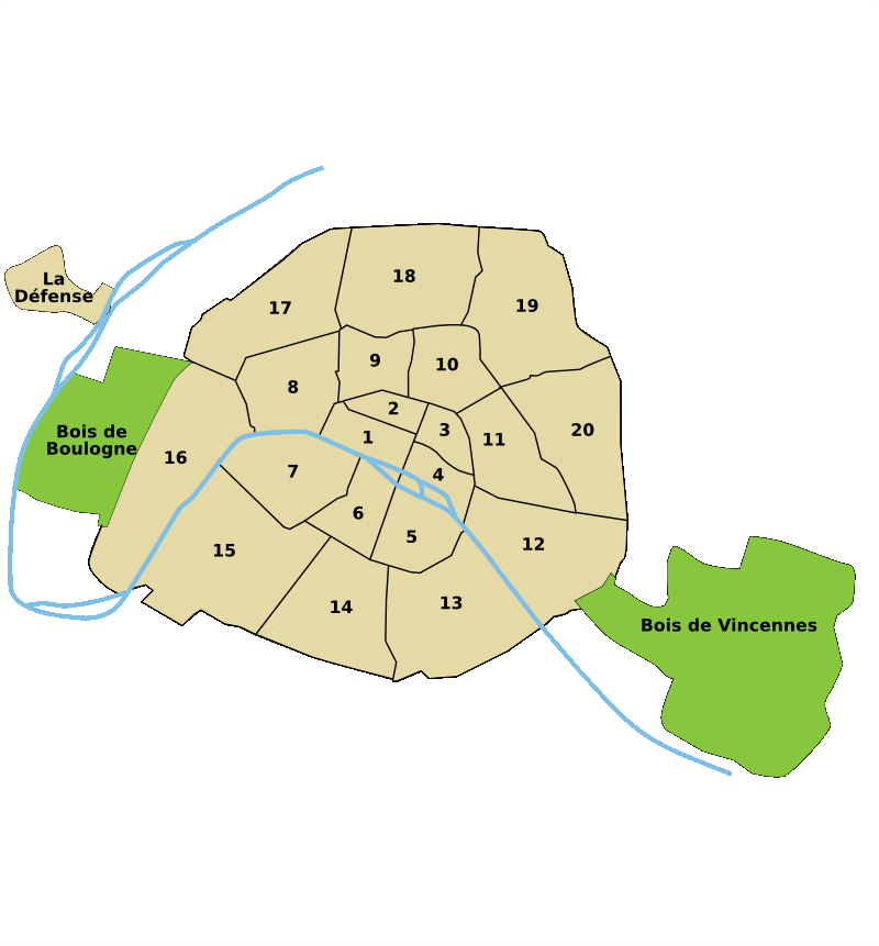 melhor região para se hospedar em Paris