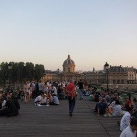 Piquenique na Ponte das Artes Piquenique na Ponte das Artes