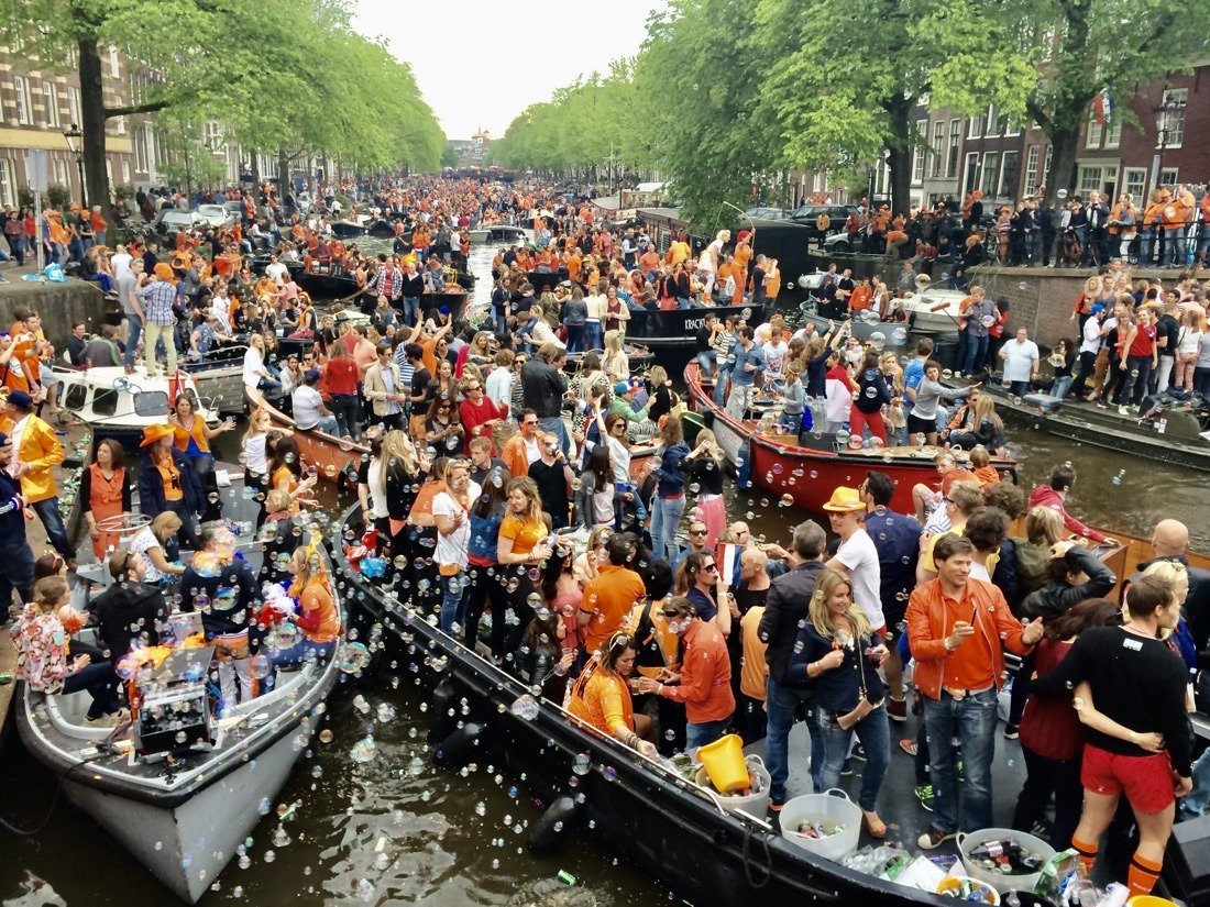 Dia do Rei em Amsterdam