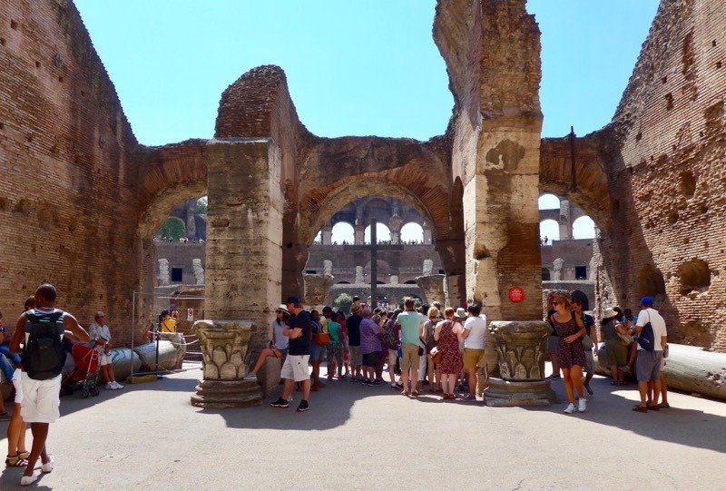Entrada do Coliseu de Roma 