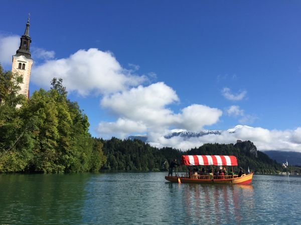 Lago Bled na Eslovênia