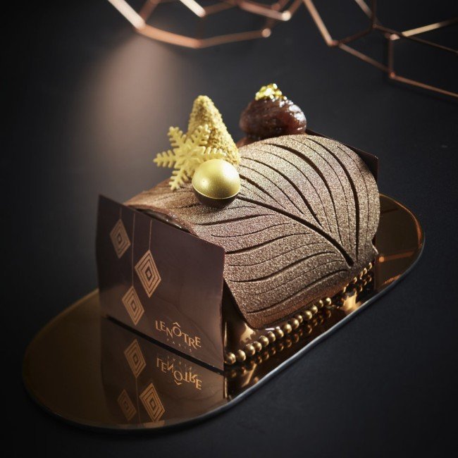 Bûche de Noel Lenôtre Bûche de Noel Lenôtre
