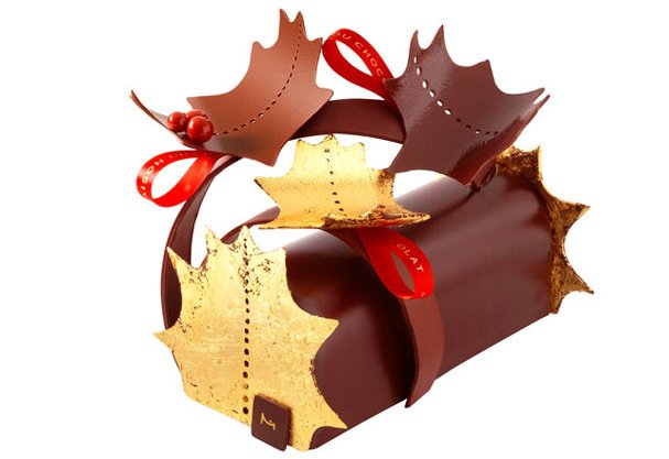 Bûche de Noel La Maison du Chocolate Bûche de Noel La Maison du Chocolate