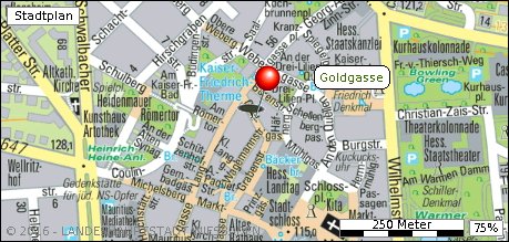 Wiesbaden Goldgasse mapa