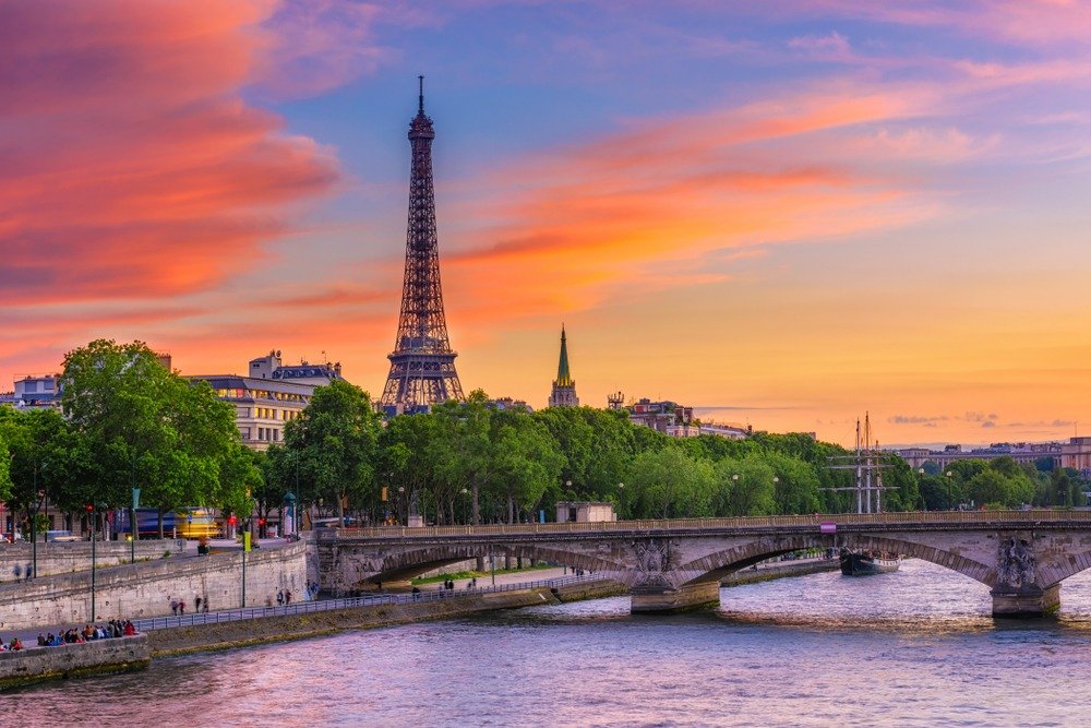 Pôr do Sol Torre Eiffel