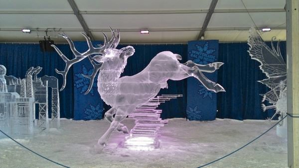 Esculturas de gelo do Winterlude