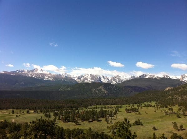 Montanhas Rochosas no Colorado