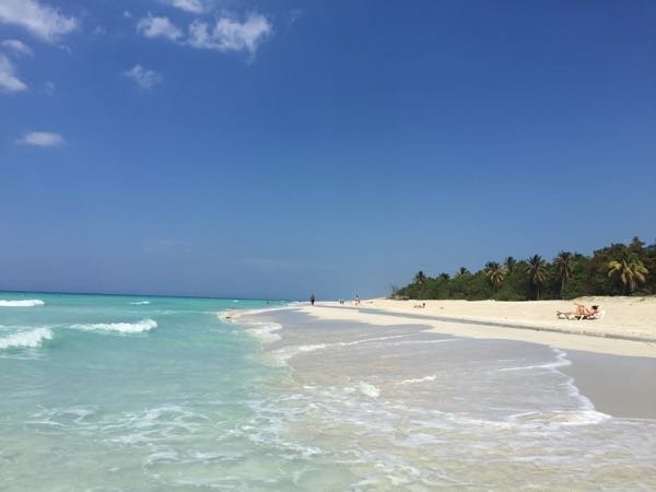 Praia em Cuba