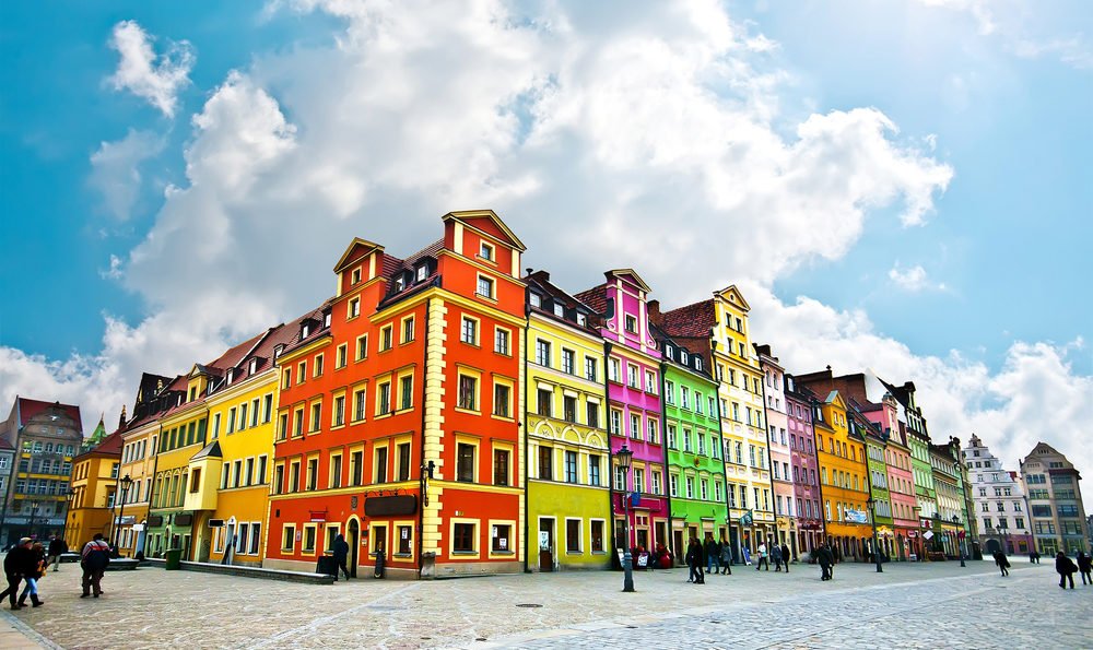 cidades coloridas na Europa para visitar wroclaw