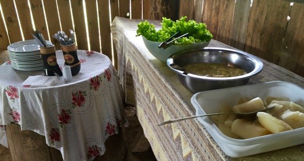 Almoço gaucho no Sítio Tradição