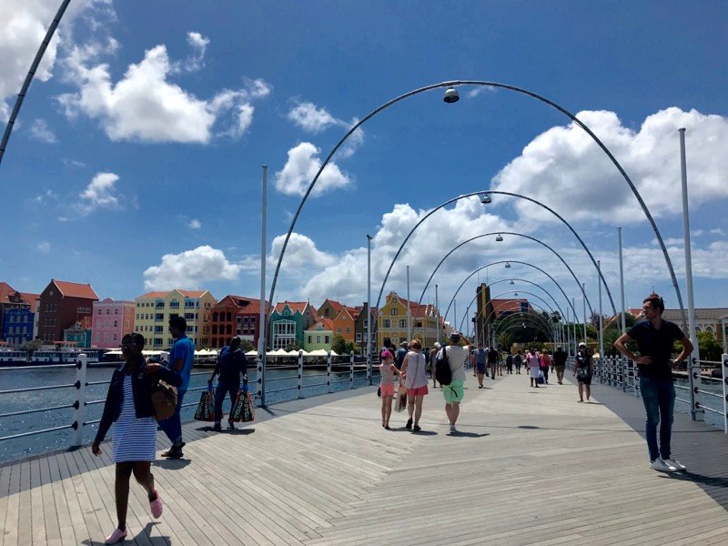 Willemstad, Capital de Curaçao no Caribe
