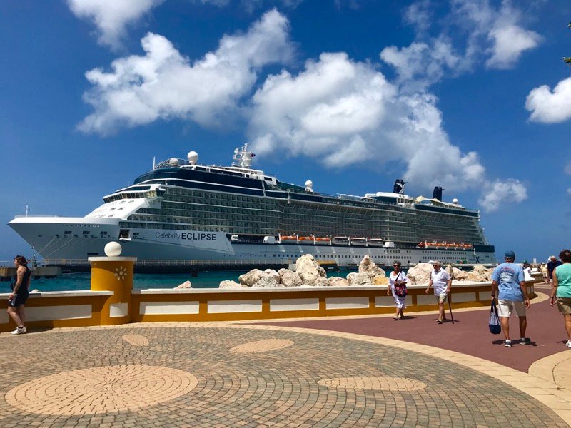 Porto de Curaçao no Caribe