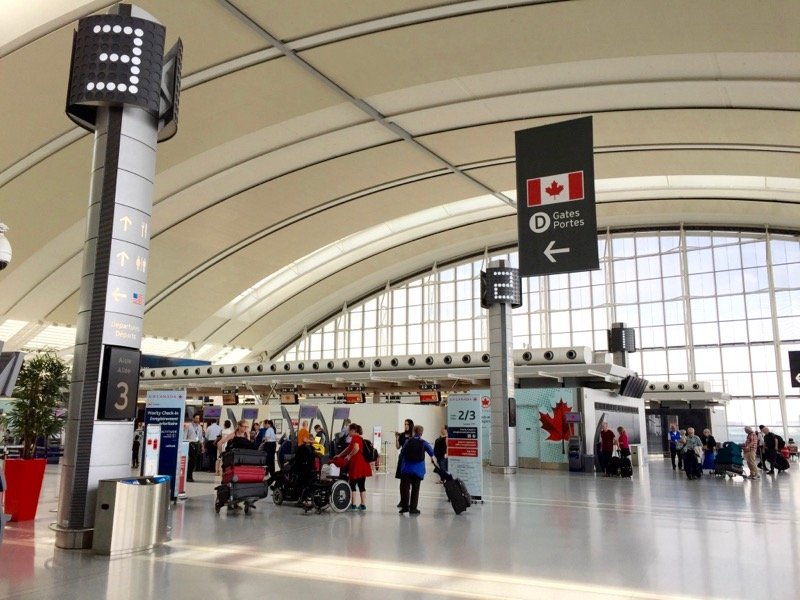 Aeroporto de Toronto - check-in Terminal 1 (T1)