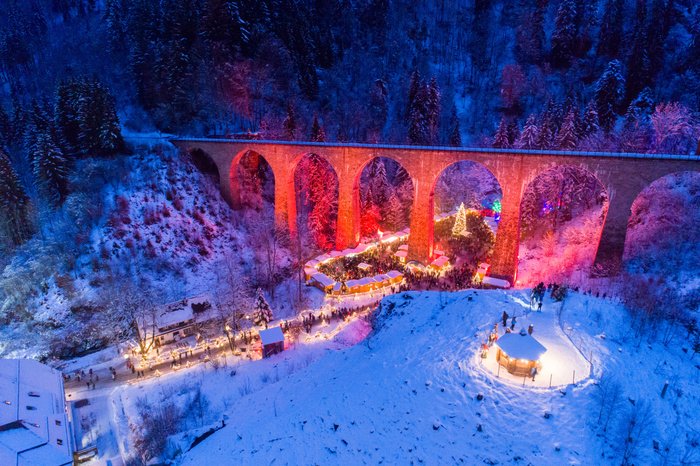 Mercado de Natal na Floresta Weihnachtsmarkt in der Ravennaschlucht2