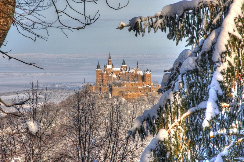 Mercados de Natal em Castelos - Burg Hohenzollern ©Roland Beck Burg Hohenzollern1 (1)