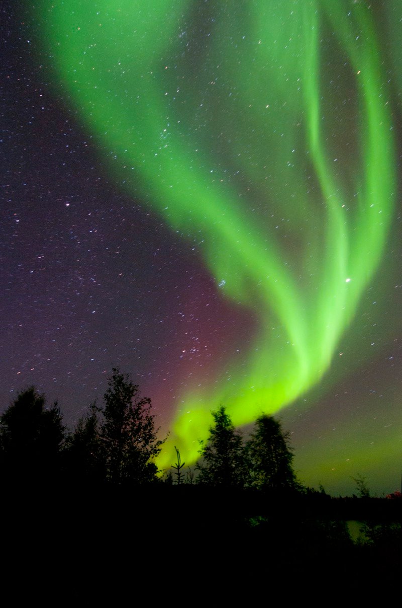 Aurora Borealis, northern lights, Yellowknife