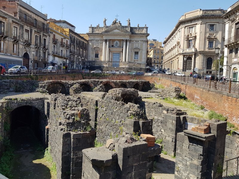 Atrações de Catânia Anfiteatro Romano di Catania2