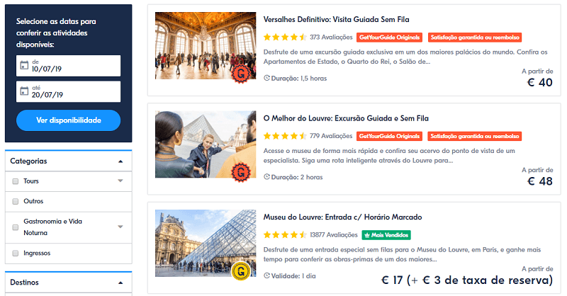 Get Your Guide é confiável Get Your Guide é confiável