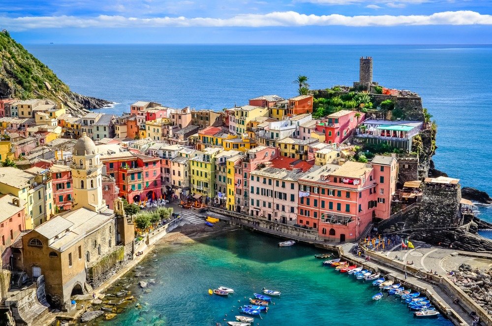 Cinque Terre - Vernazza cidades coloridas na Europa