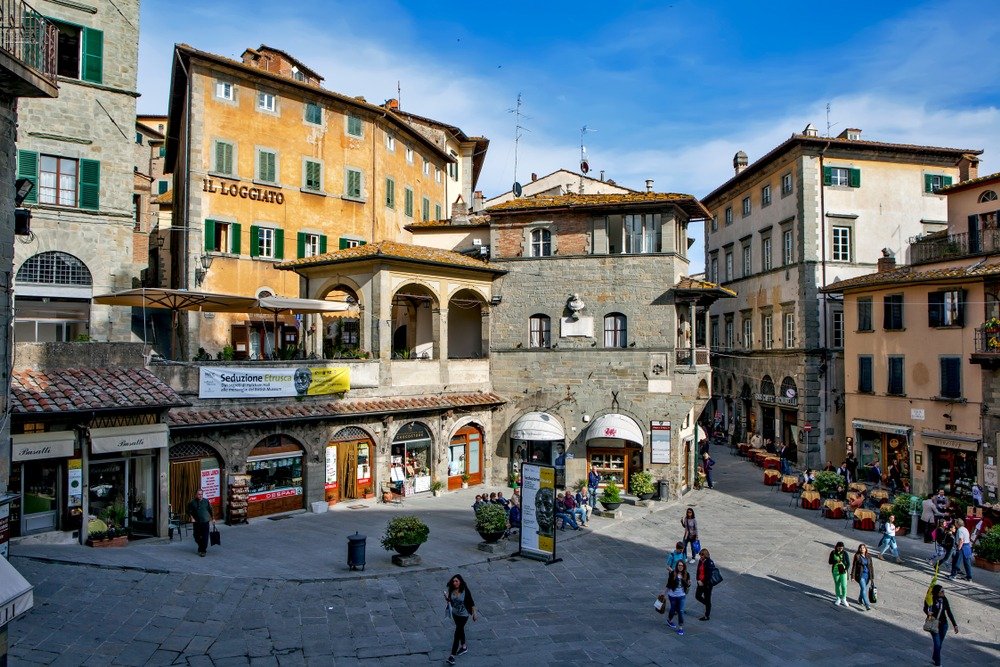 Cidades Românticas na Toscana - Cortona na Itália