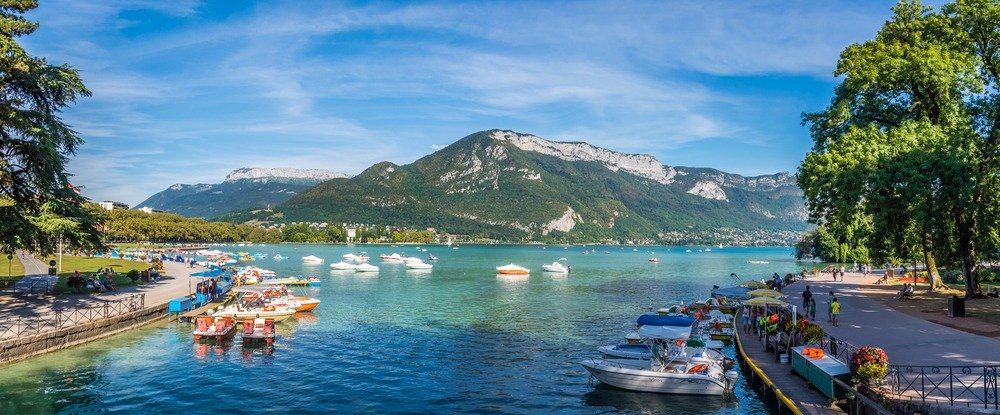 Os lagos mais bonitos da Europa - Lago de Annecy | França