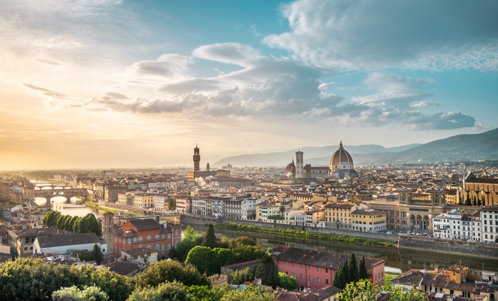 Cidades Românticas na Toscana - Panorama de Florença