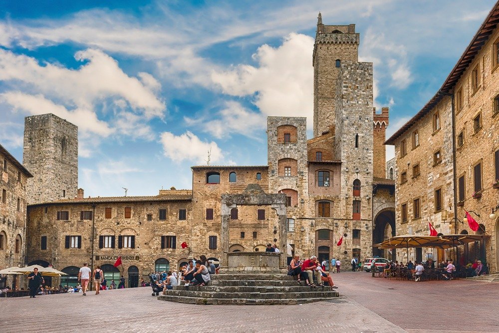 San Gimignano na Itália