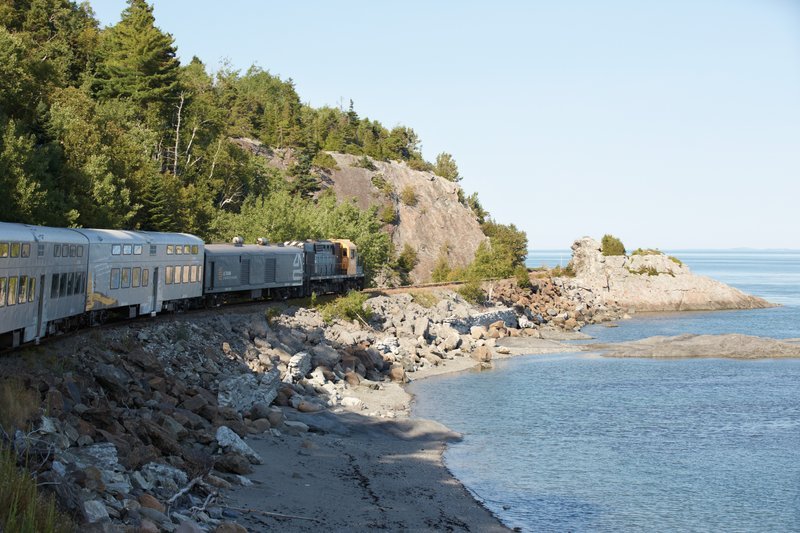 Viajar de trem pelo Canada