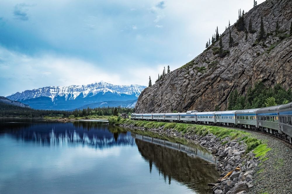 Viajar de trem pelo Canadá