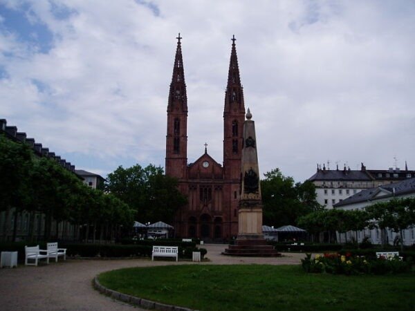 Luisenplatz e St Bonifatius Wiesbaden