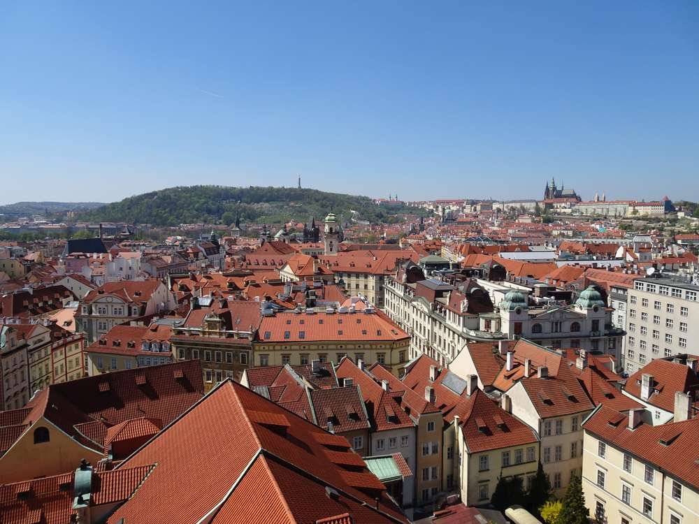 Torre do Relógio Astronômico Lugares para ver Praga do alto
