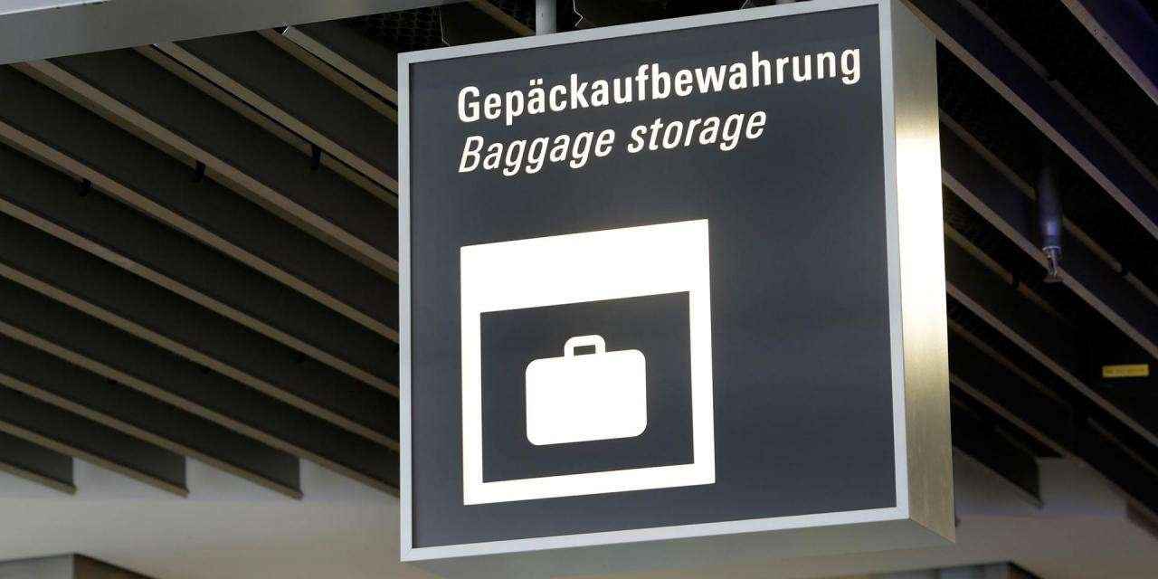 Guarda-volumes aeroporto Frankfurt
